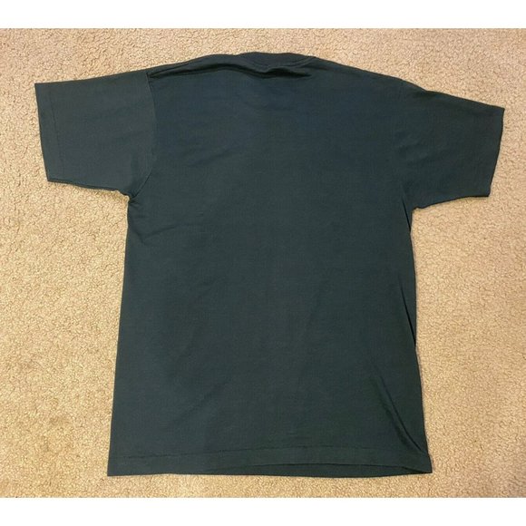 Vtg ShamRock Cafe  Kansas City Black T-Shirt Mens L Single Stitch Screen Stars - Picture 2 of 7